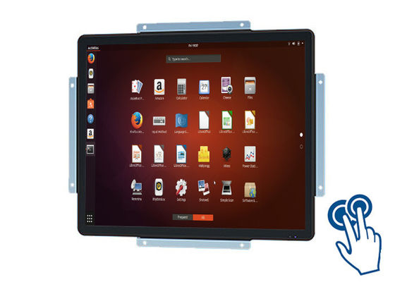 Display touch Linux de 19 polegadas para quiosques de informação pública e controle de acesso