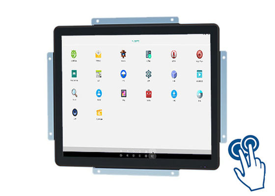 Ecrã táctil Android de 17 polegadas para sistemas de automação e segurança de fábrica