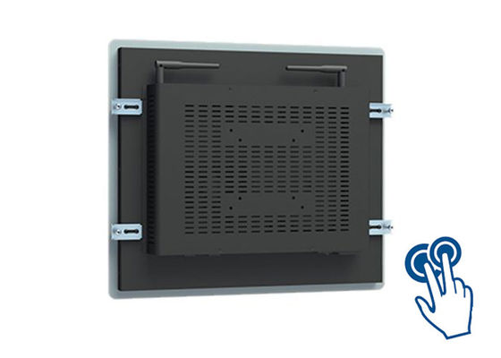 Display de 17 polegadas para sistemas de segurança e monitoramento industrial