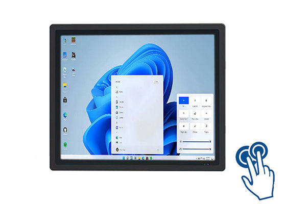 Ecrã de toque Windows incorporado de 19 polegadas para diagnóstico médico e controle de acesso