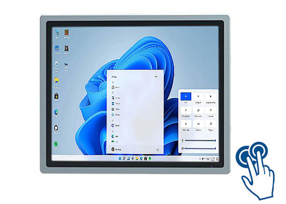 Ecrã de toque Windows incorporado de 19 polegadas para diagnóstico médico e controle de acesso