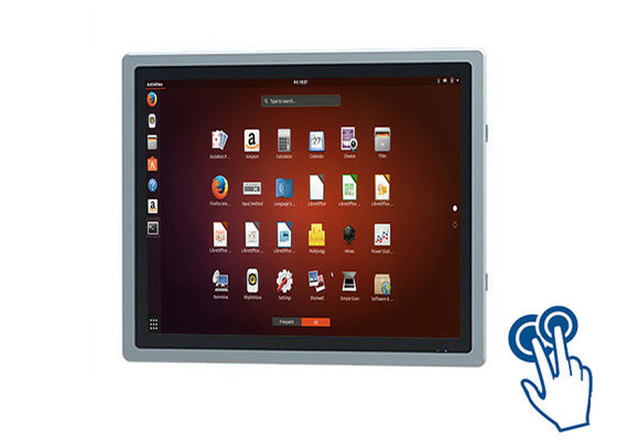 Display touch integrado Linux de 17 polegadas para sistemas de segurança e monitoramento de logística
