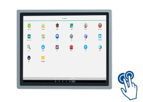 Display Android Touch de 19 polegadas durável para diagnósticos médicos e painéis de controle de acesso