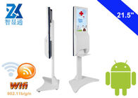 Android que anuncia a tela digital do reprodutor multimedia do sanitizer do signage do quiosque do equipamento com a auto mão que sanitizing o distribuidor
