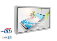 Exposição transparente personalizada de 3840×2160 Lcd armário de 86 polegadas
