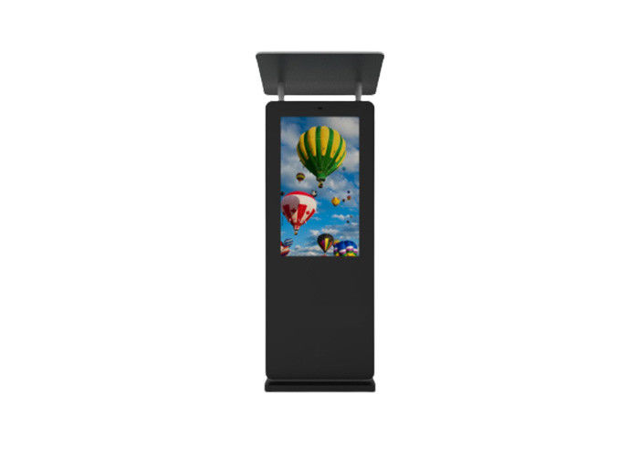 Venda imperdível 43 polegadas ao ar livre com tela dupla digital drive thru placas de menu à prova d'água LCD publicidade sinalização digital