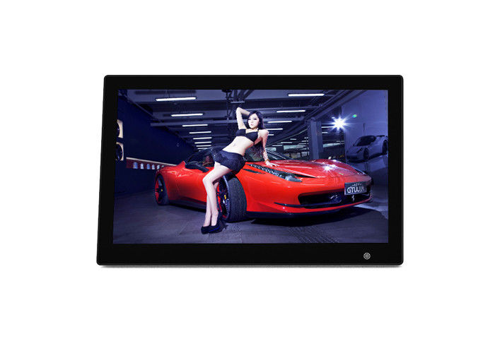 Quadro fotográfico digital de 13 polegadas com alta resolução e capacidade de memória flash de 1G DDR / 16G