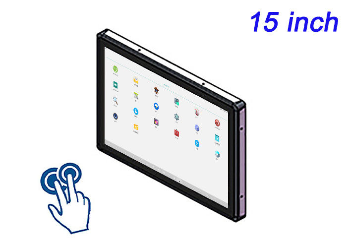 15 polegadas Android Embedded touch screen para sistemas de segurança, automação de armazém, máquinas de venda automática e interfaces de transporte