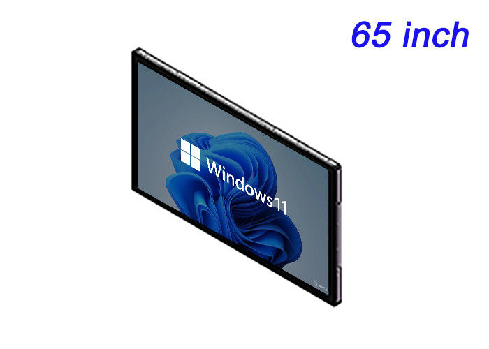Display Windows Touch Embedded de 65 polegadas para redes de sinalização digital, aplicativos de sala de controle, experiências imersivas e apresentações de alto impacto
