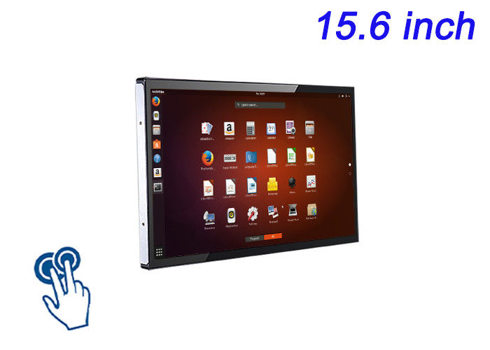 15.6 polegadas Linux Touch Embedded Screen para quiosques públicos, sistemas de gerenciamento de energia, automação de fábricas e telas educacionais