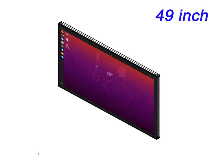 Display incorporado Linux de 49 polegadas para painéis corporativos, interfaces de estádio, monitoramento de fábrica e publicidade digital