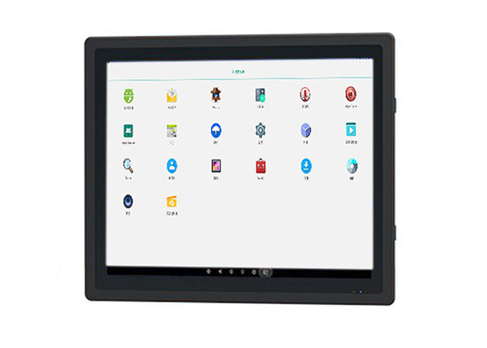 Tela Android confiável de 17 polegadas para monitoramento industrial e operações logísticas