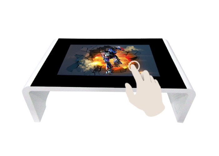 a tabela do toque do café de 43 polegadas pode jogar o toque da tabela games/PCAP/tabela interativa do toque do tela táctil