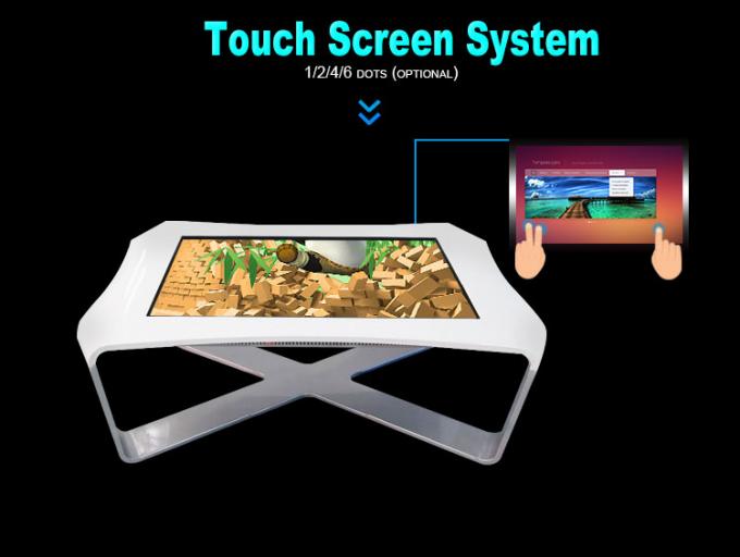 Tabela interativa impermeável do toque dos multi meios multi para o salão de jantar